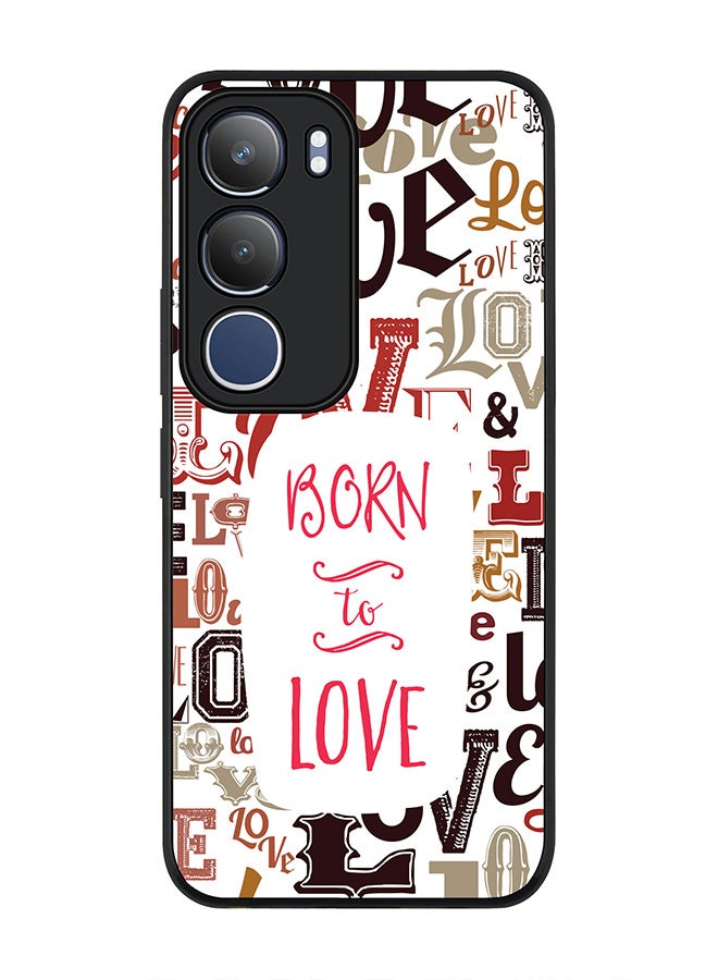 Stylizedd For vivo Y19s / Y19s Pro Case,Slim fit Camera Protection, Shockproof Thin Phone cover  - Born To Love