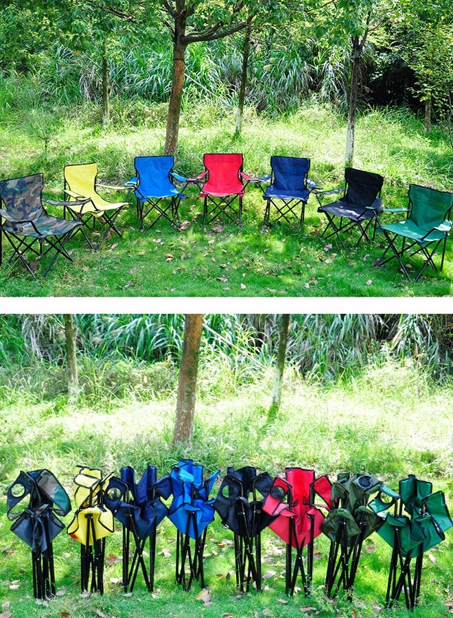 Gasin Portable Folding Camping Chair - Outdoor Fishing Chair, 5 Colors, Lightweight, 120KG Capacity, Cup Holder - Image 3