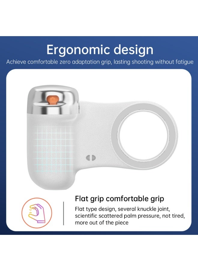 Fun shot Magnetic Phone Camera Grip +  Magnetic Selfie Light  Bundle Kit Smartphone Camera Grip | Rotatable Portable Magnetic | Smartphone Selfie Camera Shutter Grip,Compatible  with iPhone Magsafe & Android, Creator Kit for Selfies/Photography/TikTok/Zoom Calls/Video，for Recording Filming Video Adults Teens Daily Travel Outdoor Sports - Image 5