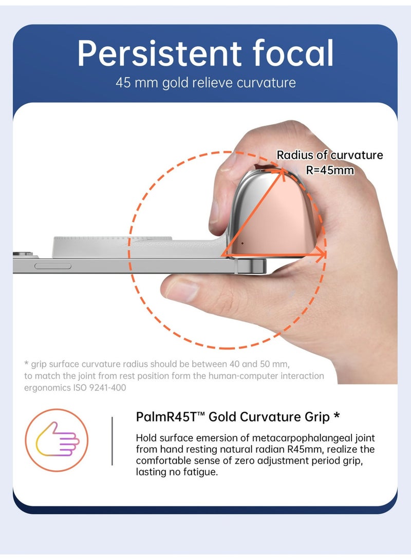 Fun shot Magnetic Phone Camera Grip +  Magnetic Selfie Light  Bundle Kit Smartphone Camera Grip | Rotatable Portable Magnetic | Smartphone Selfie Camera Shutter Grip,Compatible  with iPhone Magsafe & Android, Creator Kit for Selfies/Photography/TikTok/Zoom Calls/Video，for Recording Filming Video Adults Teens Daily Travel Outdoor Sports - Image 3