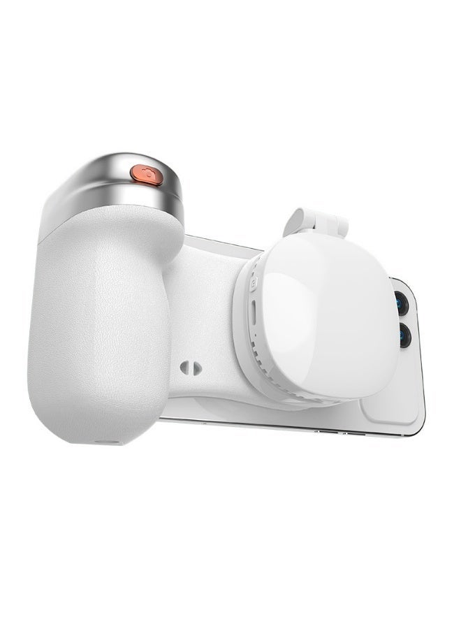 Fun shot Magnetic Phone Camera Grip +  Magnetic Selfie Light  Bundle Kit Smartphone Camera Grip | Rotatable Portable Magnetic | Smartphone Selfie Camera Shutter Grip,Compatible  with iPhone Magsafe & Android, Creator Kit for Selfies/Photography/TikTok/Zoom Calls/Video，for Recording Filming Video Adults Teens Daily Travel Outdoor Sports - Image 1