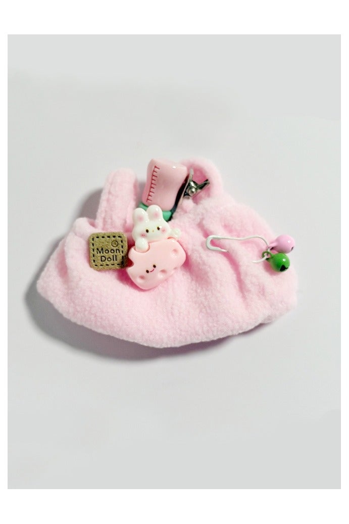1-Pieces Labubu Multicolor Doll Shirt Clothes Casual Style Outfit for Pretend Play Doll Clothing for Kids Play - Image 2