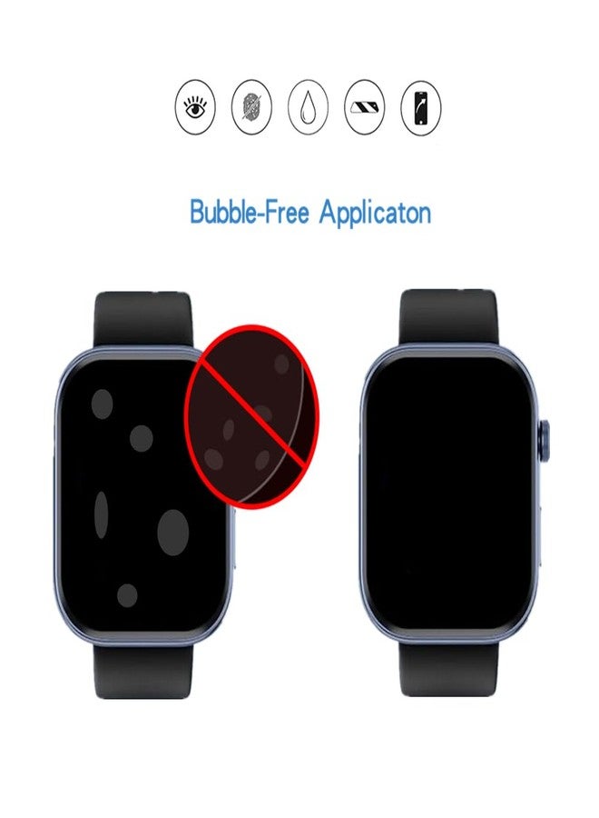MIHENCE Screen Protector for GTX12 1.99'' Smart Watches, TPU HD Protective Film Compatible for ENOMIR/Tensky/Fitpolo 1.99'' Smart Watches (6PCS) - Image 4