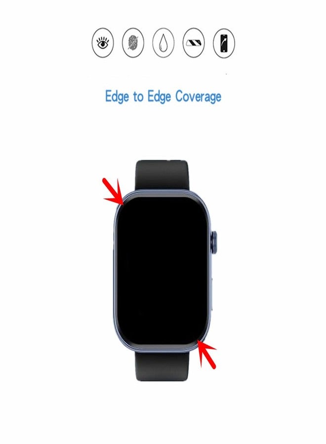 MIHENCE Screen Protector for GTX12 1.99'' Smart Watches, TPU HD Protective Film Compatible for ENOMIR/Tensky/Fitpolo 1.99'' Smart Watches (6PCS) - Image 3