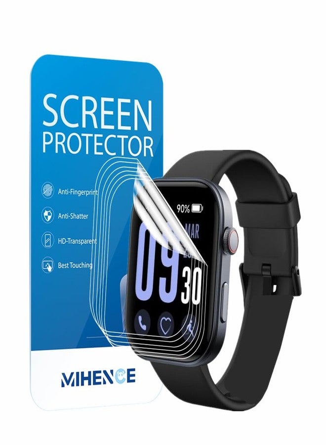 MIHENCE Screen Protector for GTX12 1.99'' Smart Watches, TPU HD Protective Film Compatible for ENOMIR/Tensky/Fitpolo 1.99'' Smart Watches (6PCS) - Image 1