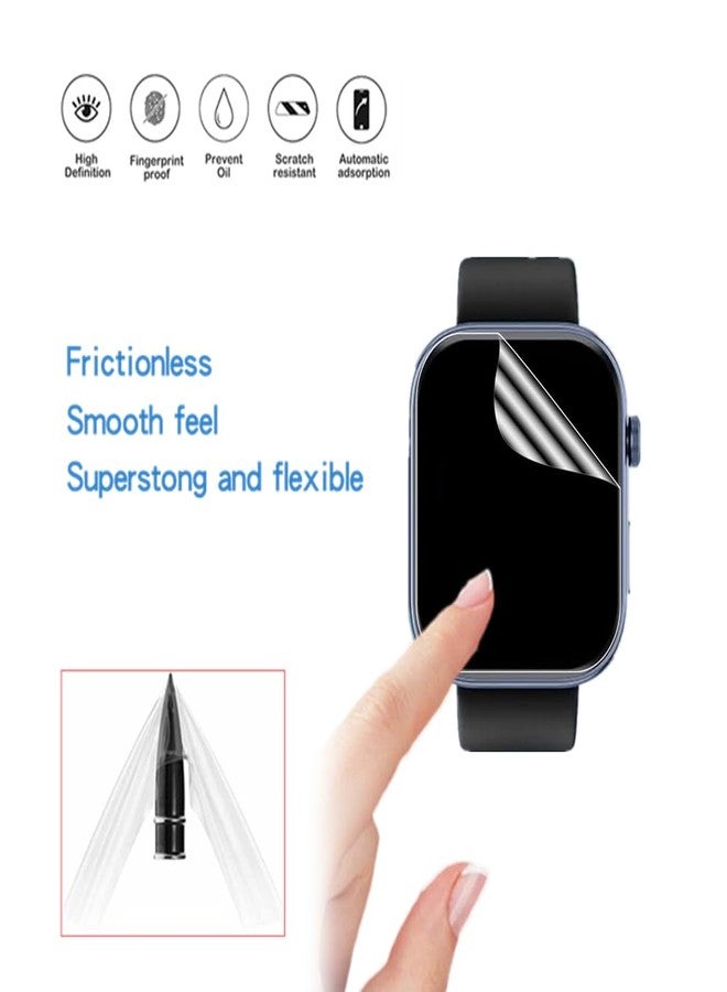 MIHENCE Screen Protector for GTX12 1.99'' Smart Watches, TPU HD Protective Film Compatible for ENOMIR/Tensky/Fitpolo 1.99'' Smart Watches (6PCS) - Image 5