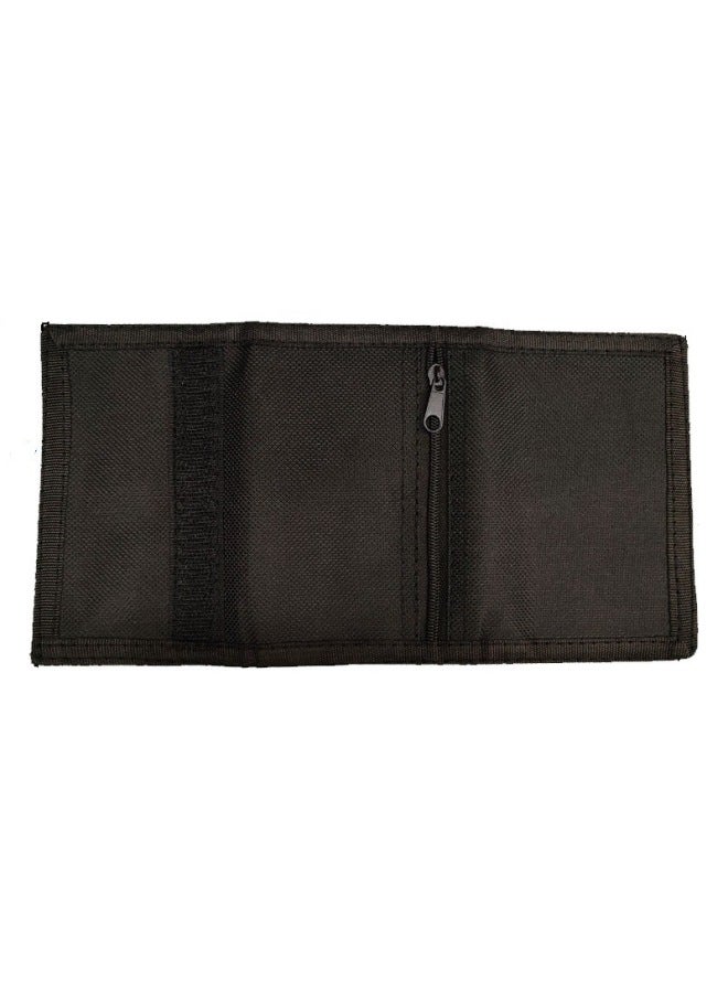 Folding Oxford Cloth Men's Wallet 30% High-end Travel Wallet Short Sincere E Credit Card Bag In Stock-Color:Navy Blue - Image 4