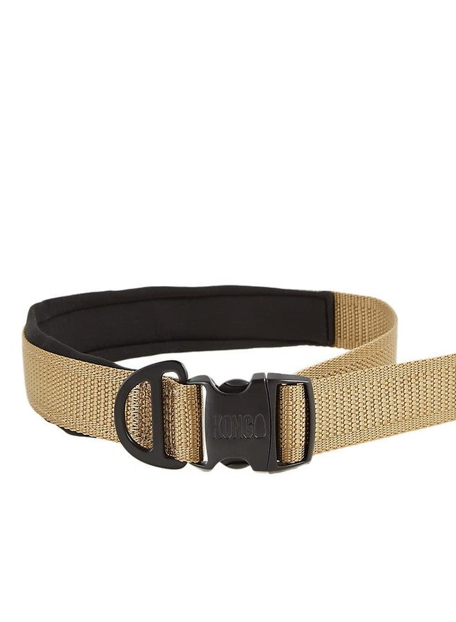 كونج حبل تحكم سريع وسهل الاستخدام من KONG Comfort Ultra Durable Traffic Padded Handle Hands Free Quick Control بطول 6 أقدام (لون بني فاتح) - Image 2