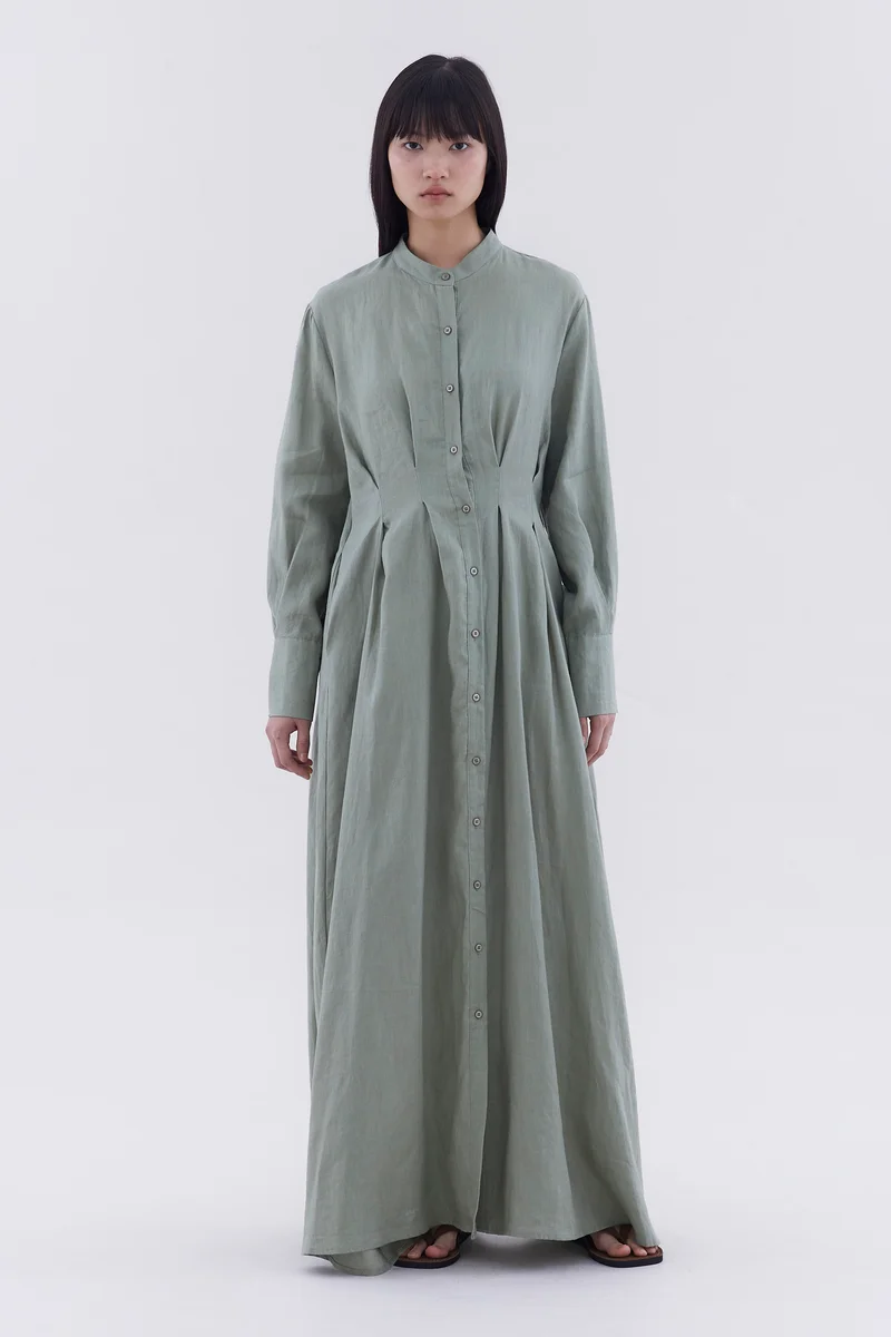 The Editor's Market Nolaine Tuck Seam Dress