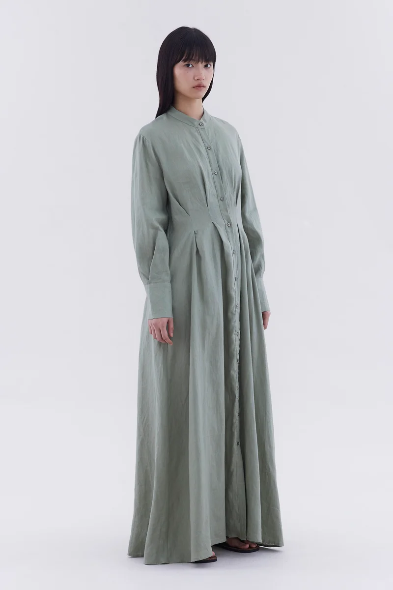 The Editor's Market Nolaine Tuck Seam Dress