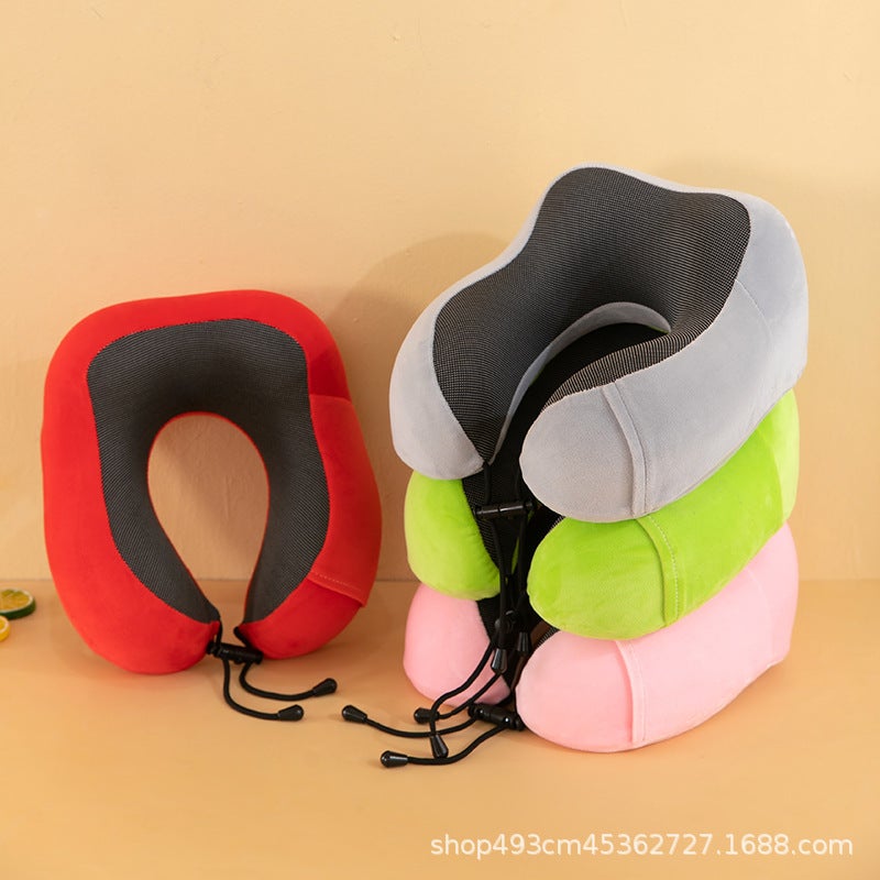 Magnetic Cloth U-Shaped Pillow Cervical Spine Pillow Memory Pillow Travel Pillow Airplane Lunch Break Neck Pillow Neck Pillow Neck Pillow Foldableable - Image 4