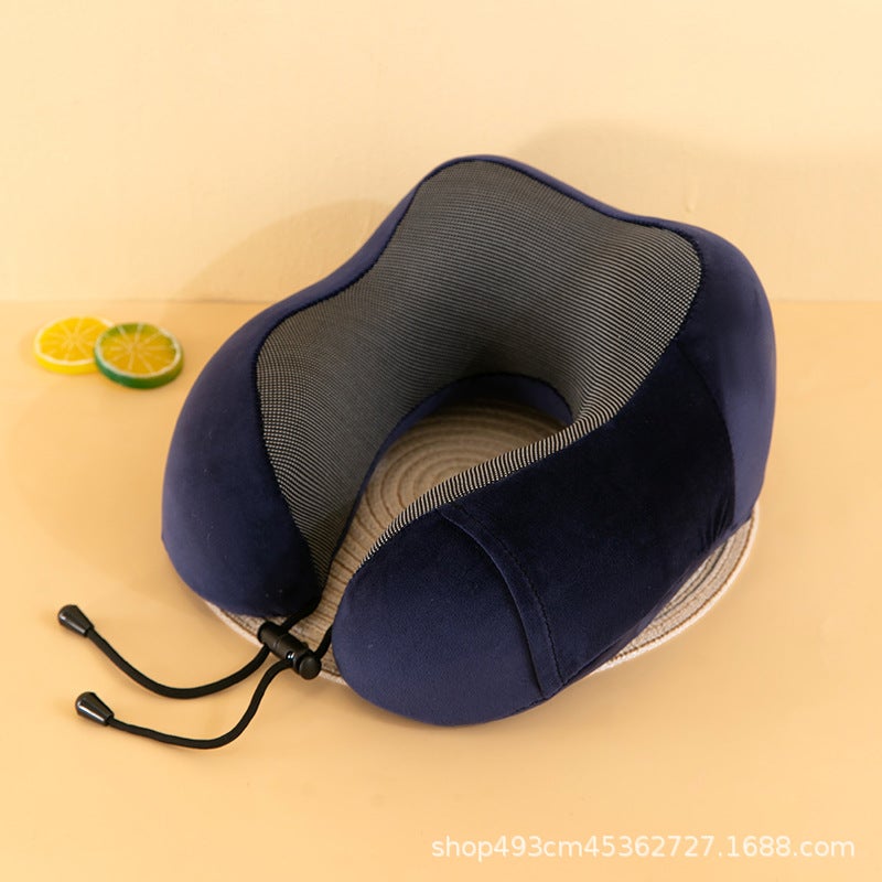 Magnetic Cloth U-Shaped Pillow Cervical Spine Pillow Memory Pillow Travel Pillow Airplane Lunch Break Neck Pillow Neck Pillow Neck Pillow Foldableable - Image 1