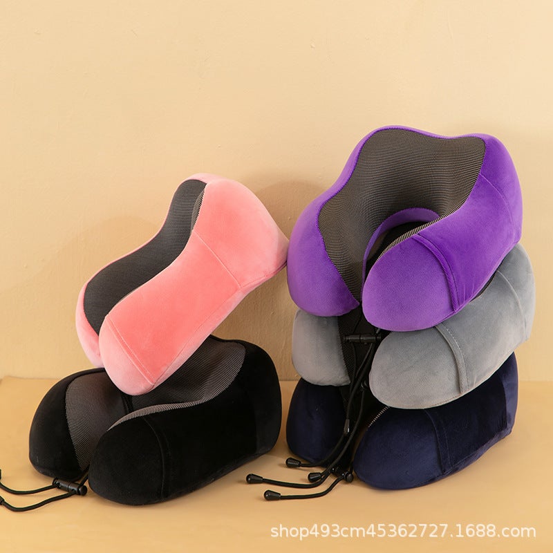 Magnetic Cloth U-Shaped Pillow Cervical Spine Pillow Memory Pillow Travel Pillow Airplane Lunch Break Neck Pillow Neck Pillow Neck Pillow Foldableable - Image 5
