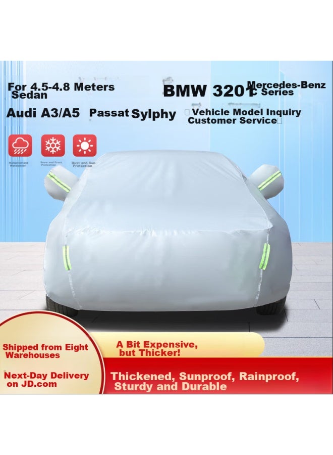 Quanhaokaijia 3l+ Car Cover Suitable For Sagitar, Civic, Sylphy, Lavida, Corolla, Cruze, Excelle, Leiling Car Cover - Image 1