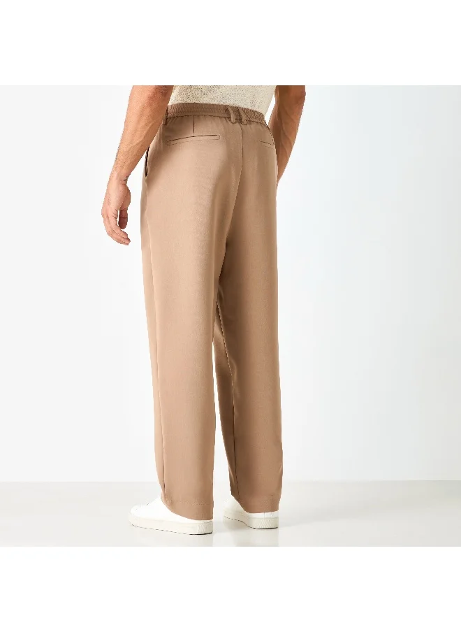 Iconic Iconic Relaxed Fit Trousers with Pockets