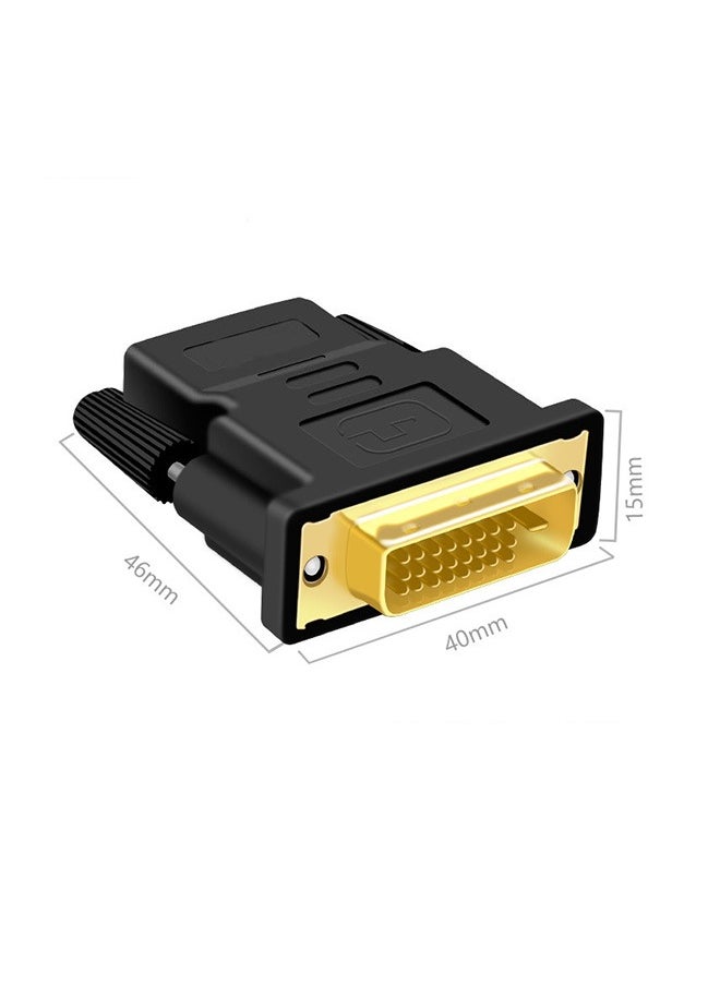 joyzzz DVI to HDMI Adapter Computer Connection Monitor Projector HD Converter HDMI to dvi24+1 Head  - Image 2