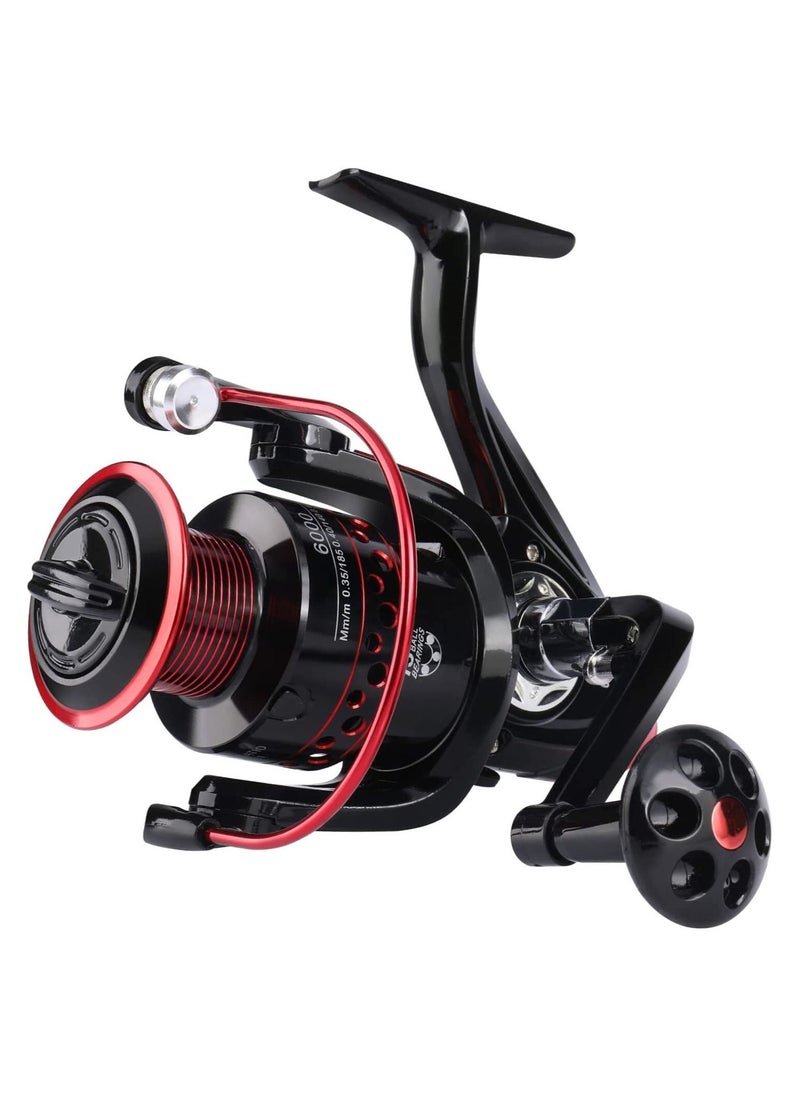 Arabest - Spinning Reel - 13BB Spinning Fishing Reel with Left Right Interchangeable Collapsible Metal Handle Body, 5.2:1 High Speed Gear Ratio, Ultralight Fishing Reel for Freshwater or Saltwater - Image 1