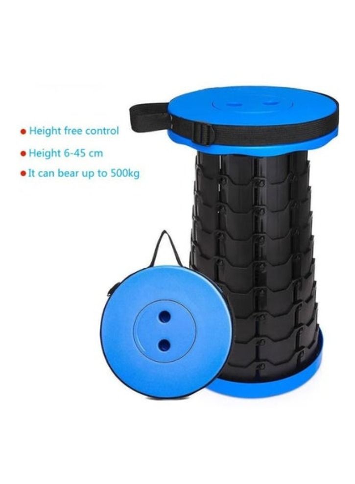 ACLIX Portable Folding Retractable Stool Adjustable Seat - Image 1