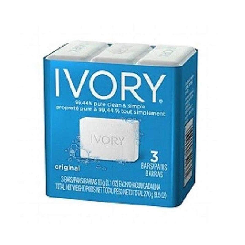 Simply Ivory Bath Bar by Ivory for Unisex 3 x 31 oz Soap
