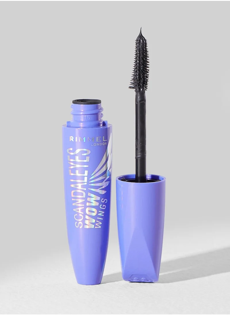 RIMMEL LONDON Rimmel Scandaleyes Wow Wings Mascara – 001 – Black, 12ml