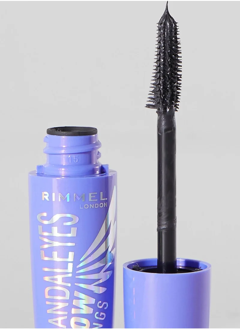 RIMMEL LONDON Rimmel Scandaleyes Wow Wings Mascara – 001 – Black, 12ml