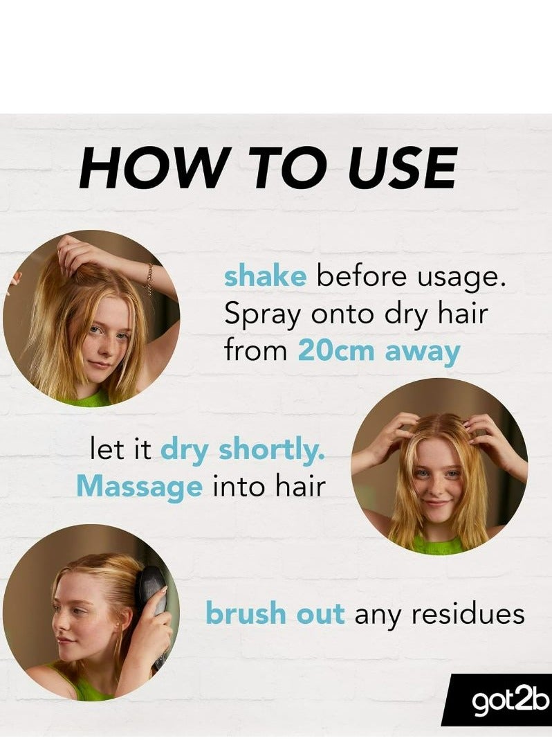 Schwarzkopf GOT2B Fresh It Up Dry Shampoo - Breezy Tropical, 200 ML - Image 5