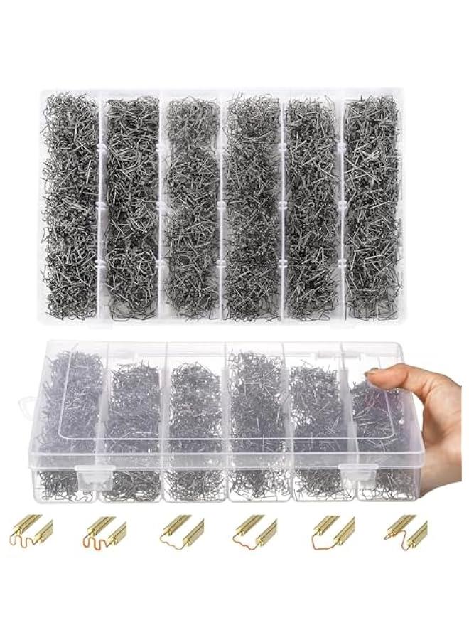 MOXO 3000 Plastic Welder Staples Set for Repairing Car pers Dashboards and Lamp Holders; Includes Storage Box with 06 and 08mm Hot Staples; Ideal for Daily Plastics Supplies - Image 1