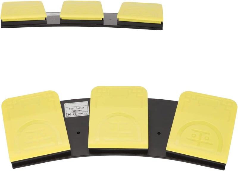 كلاراكو مفتاح قدم USB من كلارك، مفتاح قدم قابل للبرمجة بلوحة مفاتيح الكمبيوتر، جهاز بثلاثة مفاتيح، تشغيل مرن، مفاتيح ميكانيكية للألعاب، زووم - Image 4