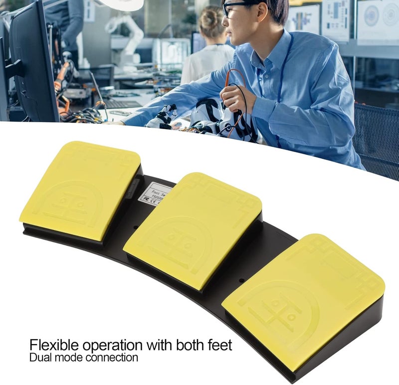 كلاراكو مفتاح قدم USB من كلارك، مفتاح قدم قابل للبرمجة بلوحة مفاتيح الكمبيوتر، جهاز بثلاثة مفاتيح، تشغيل مرن، مفاتيح ميكانيكية للألعاب، زووم - Image 2