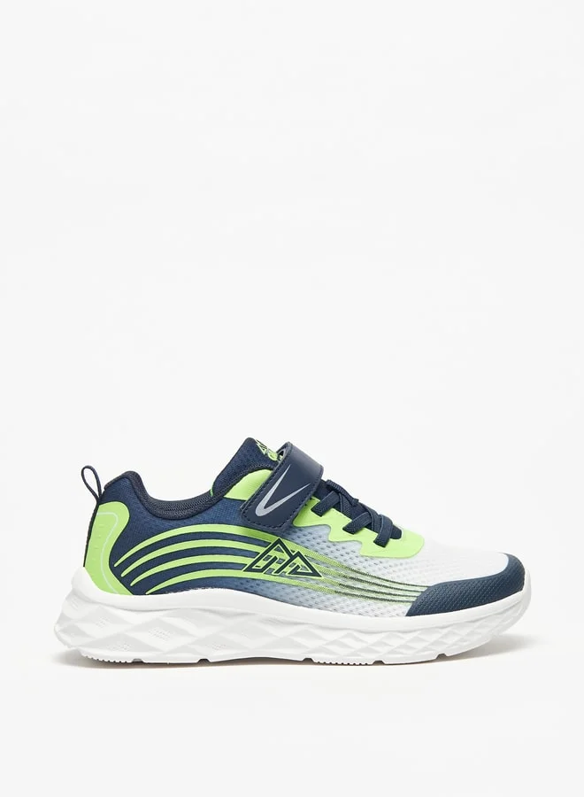 Oaklan by Shoexpress Boy's Textured Sports Shoes With Hook And Loop Closure