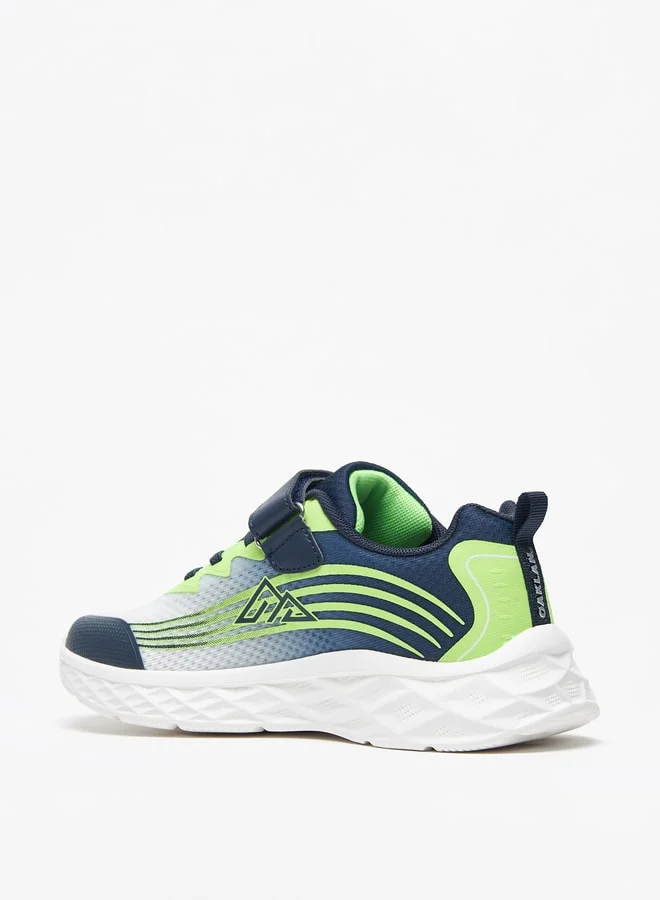 Oaklan by Shoexpress Boy's Textured Sports Shoes With Hook And Loop Closure