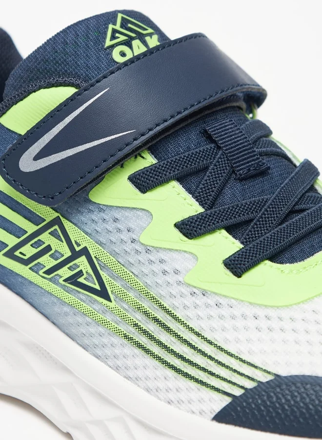 Oaklan by Shoexpress Boy's Textured Sports Shoes With Hook And Loop Closure