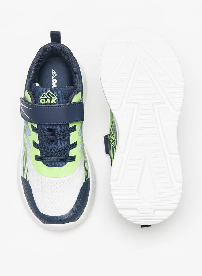 Oaklan by Shoexpress Boy's Textured Sports Shoes With Hook And Loop Closure