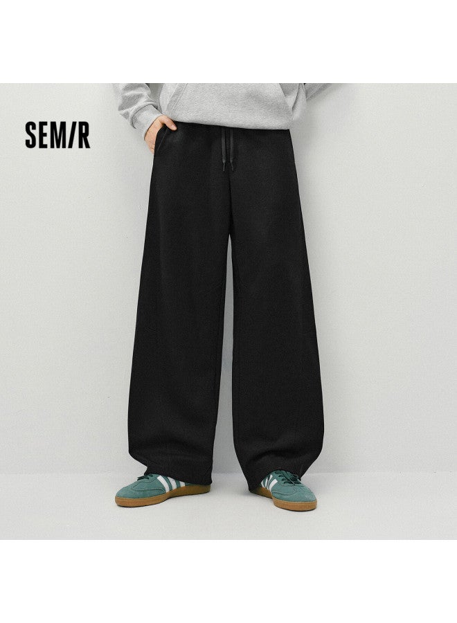 Semir Men's Casual Knit Loose Curved Blade Arc Pants Spring Long Trousers Commuter Versatile 109126127101 - Image 1