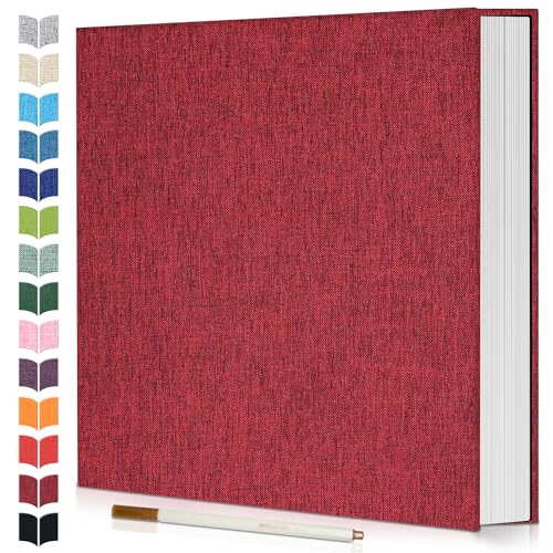 Artfeel Photo Album Self Adhesive Scrapbook,Large Photo Book for 4x6,5x7,8x10 Pictures,DIY Album for Baby Wedding Family Travel Birthday,with Metallic Pen and Scraper - Image 1