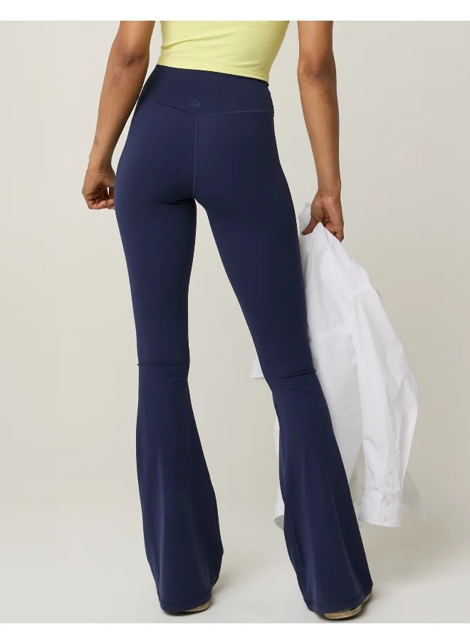 Aerie OFFLINE By Aerie Real Me High Waisted Crossover Flare Legging