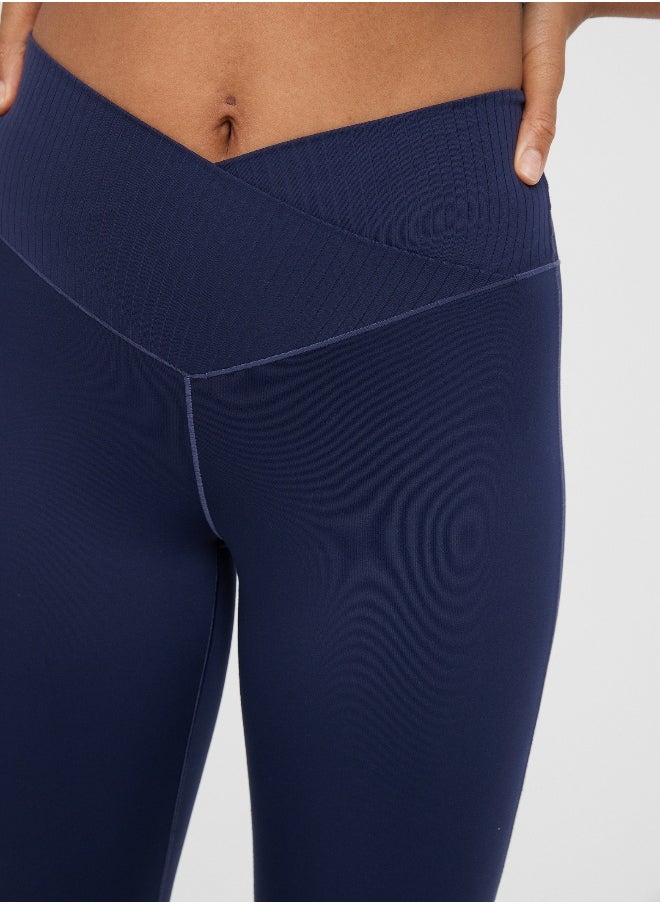 Aerie - OFFLINE By Aerie Real Me High Waisted Crossover Flare Legging - Image 1