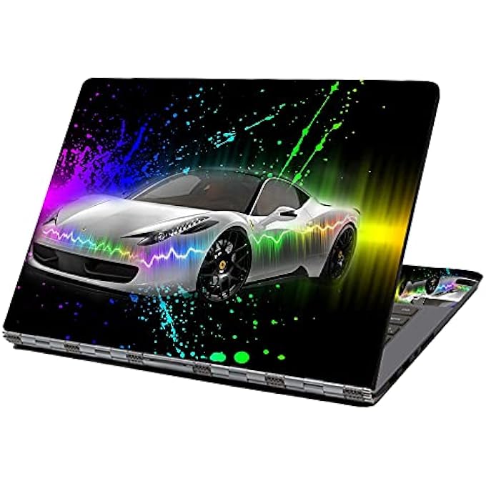 LAPTOP SKIN STICKER DECAL,12" 13" 13.3" 14" 15" 15.4" 15.6" LAPTOP SKIN STICKER PROTECTOR COVER FOR TOSHIBA HP SAMSUNG DELL APPLE ACER LEONOVO SONY ASUS LAPTOP NOTEBOOK (COOL CAR)