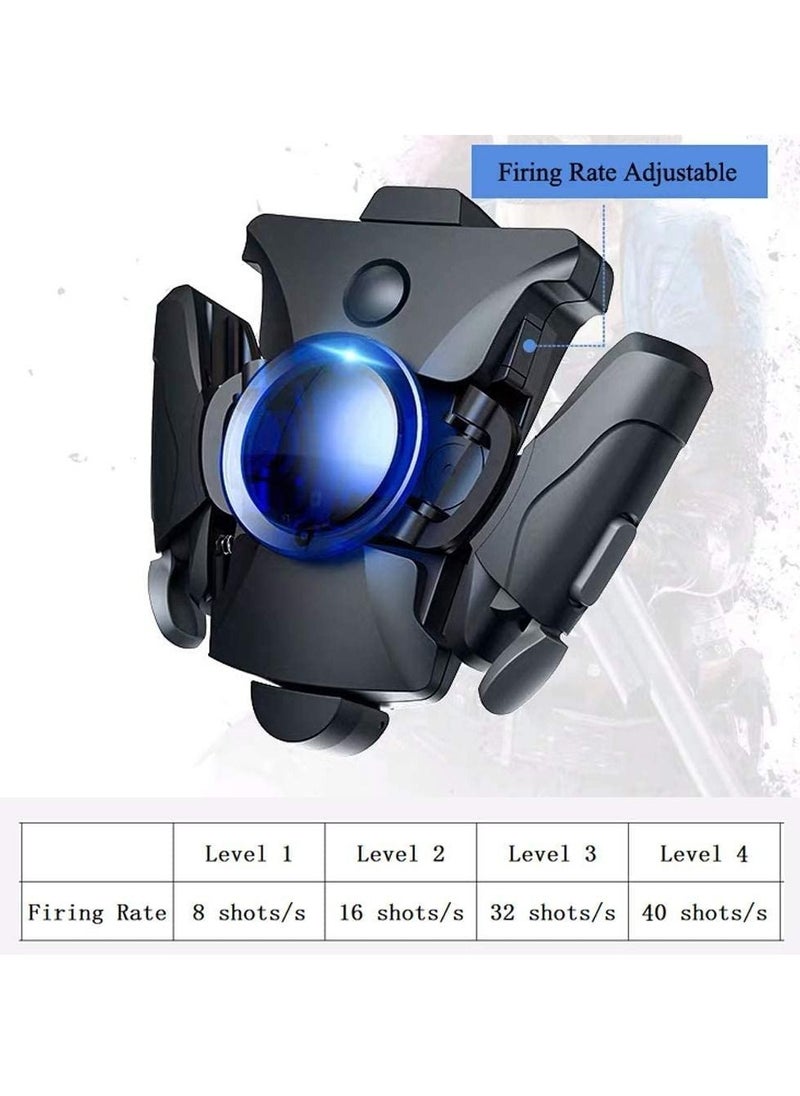 Y&D PUBG Mobile Gaming Controller 16 Shots Per Second Shooting Triggers Game Controllers PUBG/Fortnite/Cod Gamepad and L1/R1 Joystick Automatic Click Compatible with Android iOS  - Image 3