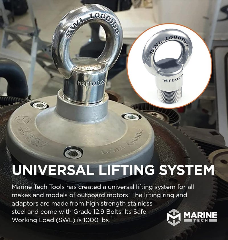 M Marine Tech Tools Marine Tech Tools Universal Lifting System (AMT0022), Fits All Non-Verado Mercury Outboards, Use with Marine Tech Adapters for All Manufacturers - Image 4