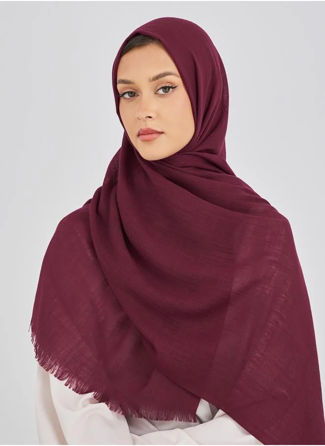 أميرة Amirah Textured Crinkle Hijab 180cm-80cm