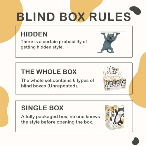 BEEMAI Cat Stands Series 1PC Blind Box Random Design Cute Figures Collectible Toys Birthday Gifts - Image 3