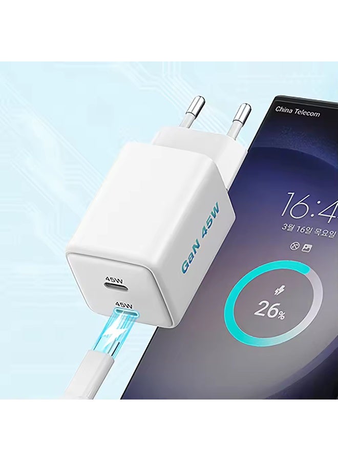 Recci RC108E 45W GAN Fast Charger Set - pzsku/ZCE068B0FC9EE8BAE4A97Z/45/1765634231/ab7bf3cd-9739-431e-a0b9-7e0e1df4d868