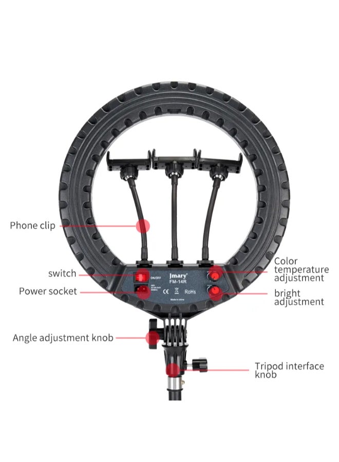 Jmary RING LIGHT FM-14R 14 inch - Image 2