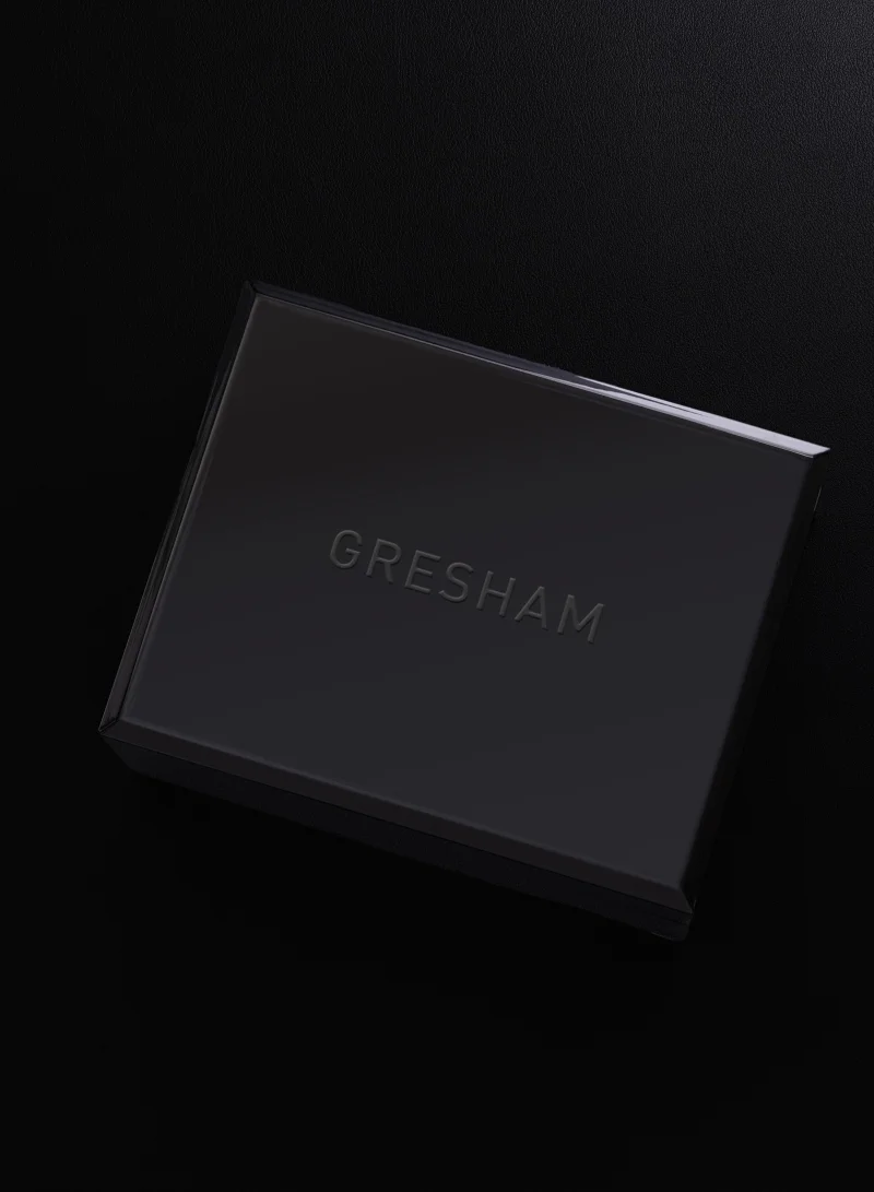 Gresham Gresham Special Edition Stainless Steel Black and Yellow Men Watch - G1-0001-YELL