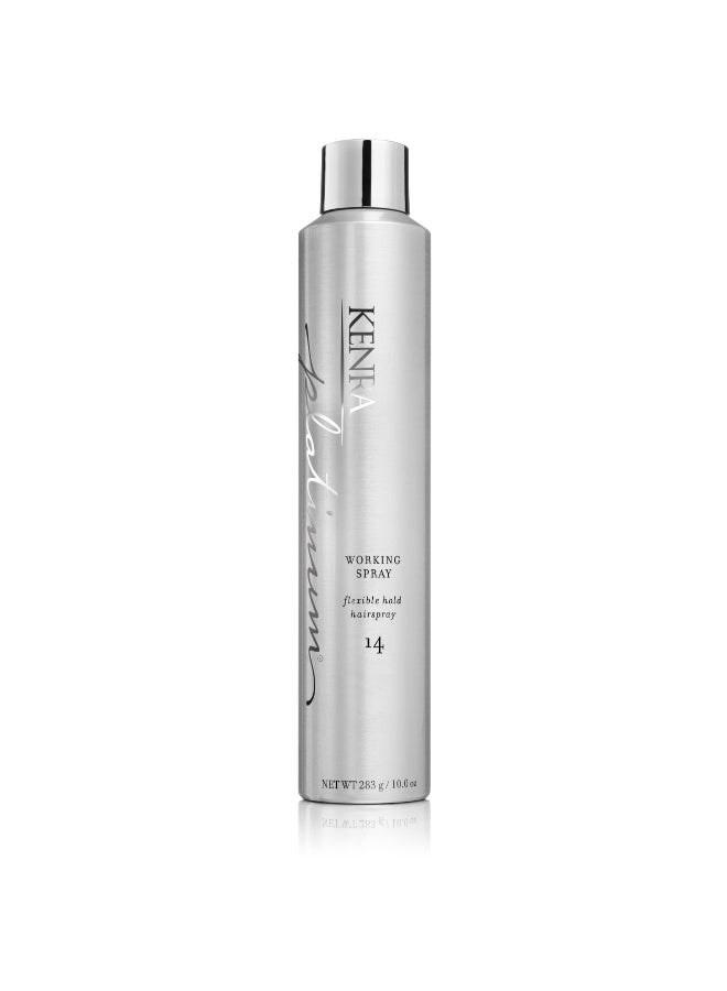 Kenra Professional Platinum Working Spray 14 80 Flexible Hold Hairspray FastDrying NonSticky Creates Volume Texture Leaves Hair With FrizzFree Shine All Hair Types 10 oz - Image 2