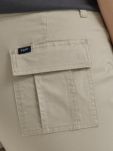 Lee Women's Ultra Lux Comfort with Flex-To-Go Cargo Capri Pant Pioneer Beige '16 - Image 2