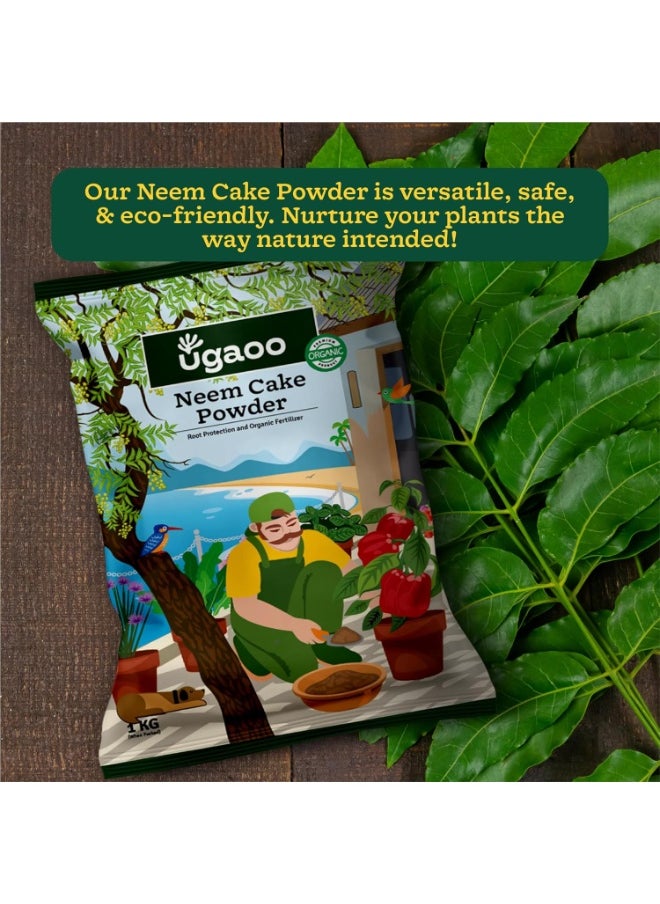 Ugaoo Ugaoo Neem Cake Powder for Plants 1 Kg - Organic Fertilizer & Pest Repellent  - Image 3