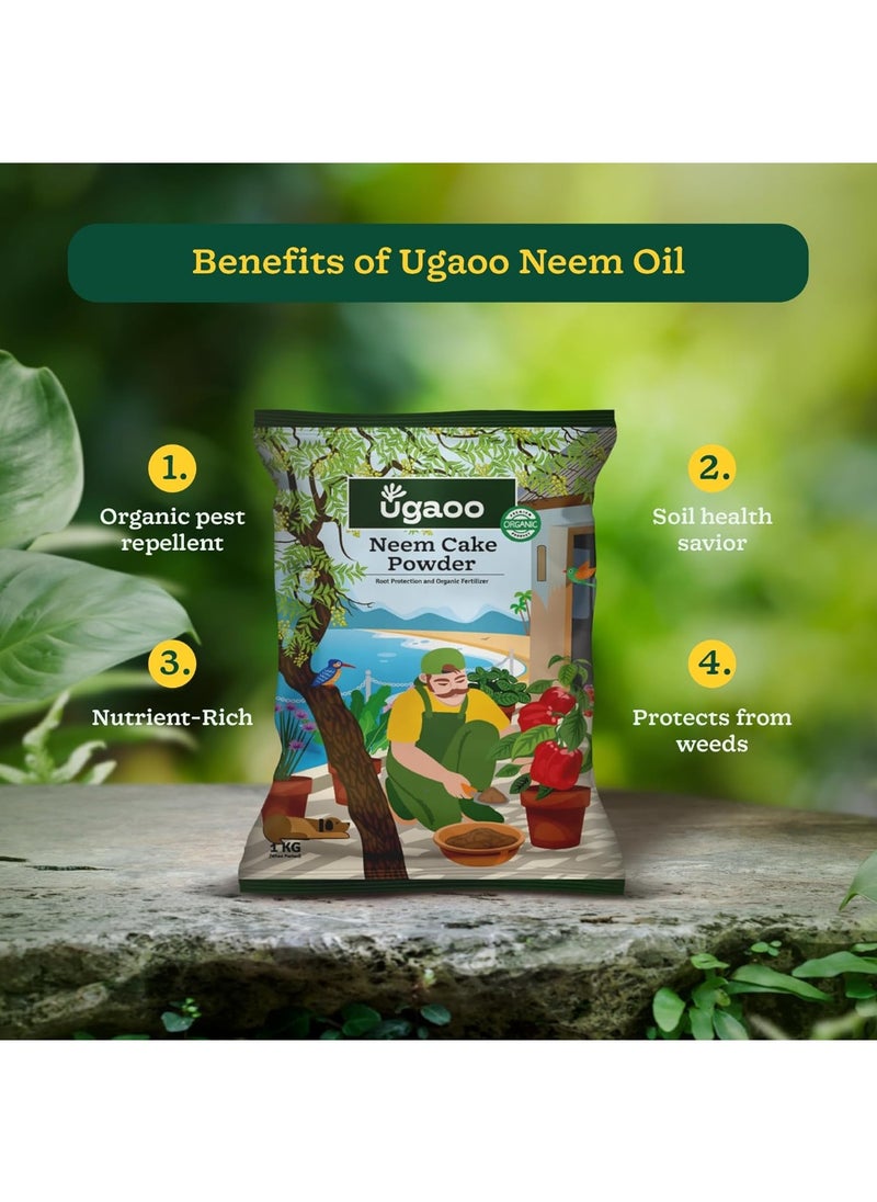 Ugaoo Ugaoo Neem Cake Powder for Plants 1 Kg - Organic Fertilizer & Pest Repellent  - Image 4