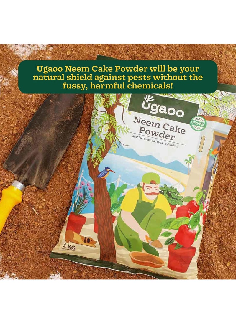 Ugaoo Ugaoo Neem Cake Powder for Plants 1 Kg - Organic Fertilizer & Pest Repellent  - Image 2
